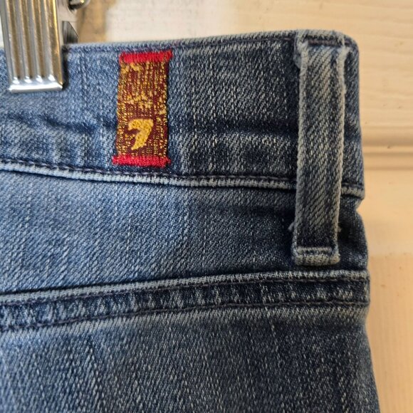 7 For All Mankind Foolproof Denim Jeans Size 40 Men's Slimmy Straight Leg - Picture 6 of 8